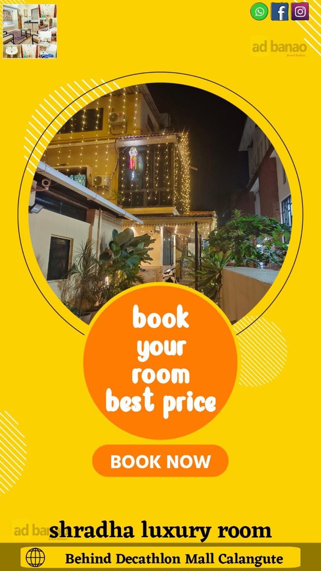 Shradha Luxury Room Calangute Luaran gambar